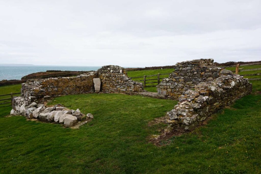 St Nons original chapel ruins near St Davids luxury B&B Ramsey House